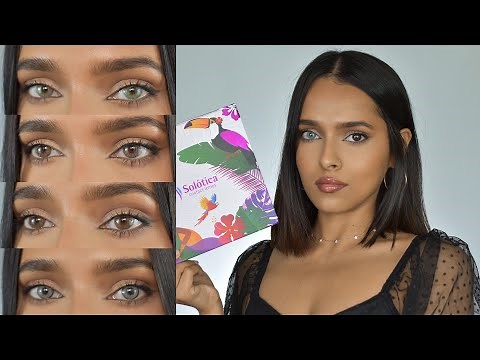 I tried world's most natural looking contact lenses ft. SOLÓTICA