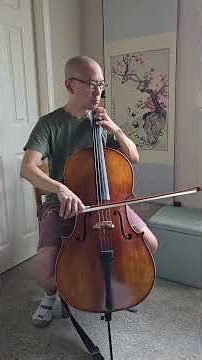 Practicing Dotzauer 113 Cello Etudes, No. 22 (2)