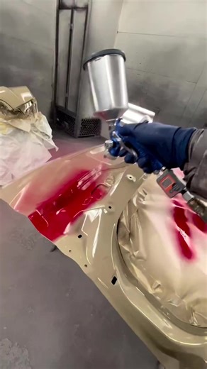 160K views · 4.6K reactions | When you're spraying multiple pieces, the H-V8 is your girl! With a sweeping 12.8-inch fan pattern, it's engineered for optimum paint transfer efficiency.​⁠ ⁠ Tap the link to shop!​⁠ ⁠ fujisprayauto.com/buy-direct/  @slv_car_refinisher | Fuji Spray Auto | Facebook