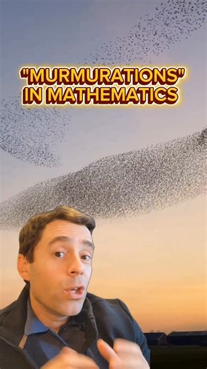 This is the story of the discovery of murmurations in mathematics by a faculty member and a then-undergraduate student at @uconn @uconnhuskies 🤩🤩🤩 (birds' murmuration video by @claireonline ) | Mathandcobb - Videos about Math and Academia