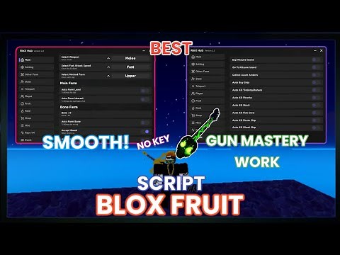 Blox Fruit Script | AUTO FARM | DF & GUN MASTERY | RACE V4 | SEA EVENT & MORE | Rinx Hub 🔥 BEST!