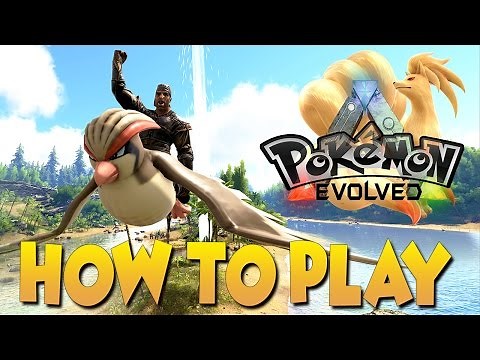 HOW TO PLAY POKEMON EVOLVED? - TUTORIAL - Ark Survival Evolved mod