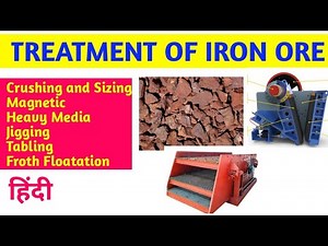 Treatment of Iron Ore//Iron ore Beneficiation #ironmaking #ironore