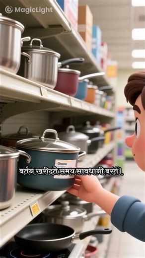 Induction Cooker:Correct Use and#इंडक्शनकुकर #कुकिंग #सहीबर्तन #किचनटिप्स #MagicLightai #MagicLight