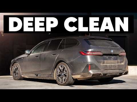 Deep Cleaning a DIRTY BMW i5 - Exterior & Interior Detail