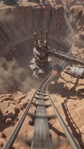 ALIEN PLANET ROLLER COASTER 🚀👽 | Insane First-Person POV ASMR #RollerCoaster #POV #AlienPlanet