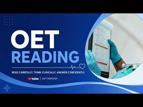 Your First OET Reading Part A Practice: Real Exam Style