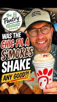 I finally tried the Chic-Fil-A S’mores milkshake! #chicfila #milkshake