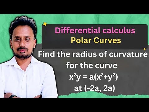 radius of curvature of a curve in Cartesian form || radius of curvature