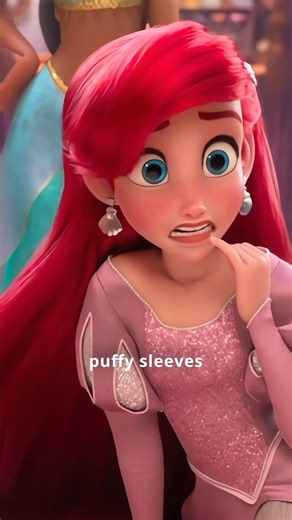 Ariel’s dress is different from other princesses #shorts #disney #disneyprincess