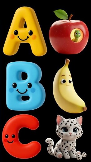 🍎ABC Phonics Song for Kids (A–H) | Fun Alphabet & Nursery Rhyme