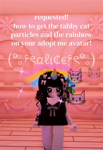 How to Customize Your Adopt Me Avatar with Tabby Cat and Rainbow SpongeBob