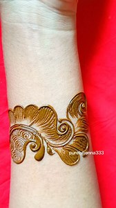 Most Beautiful Bangle Mehndi Design . . . #mehndi #mehndidesign #purelyhenna333 #arabicmehndidesign #MehndiDesignIdeas #mehandi | purelyhenna333