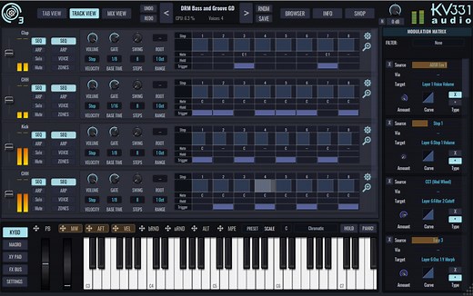 SynthMaster 3 by KV331 Audio - Modular Synth Plugin VST VST3 Audio Unit AAX