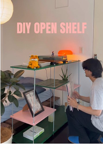 簡単に作れるオープンシェルフの作り方｜DIY初心者向け