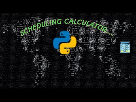 Scheduling Calculator (Operating System) | New project