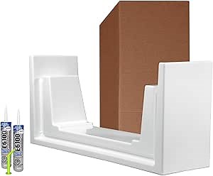 Quick Tub Walk-Thru Insert Accessibility Kit - Bath to Shower Conversion, White (Xtra-Deep)