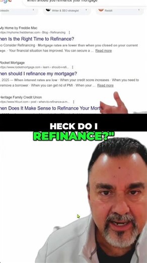 Refinance Your Home: When and How To Do It! #shorts