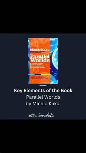 mr.scienceholic | Parallel Worlds by Michio Kaku | Instagram