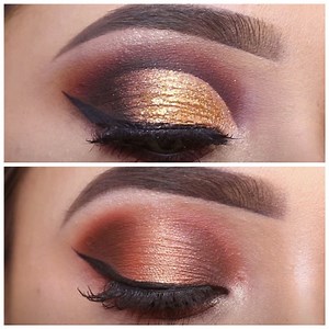 125K views · 5.5K reactions | Golden Eye Makeup Looks! 朗✨ | Learning with Shilpa | Facebook