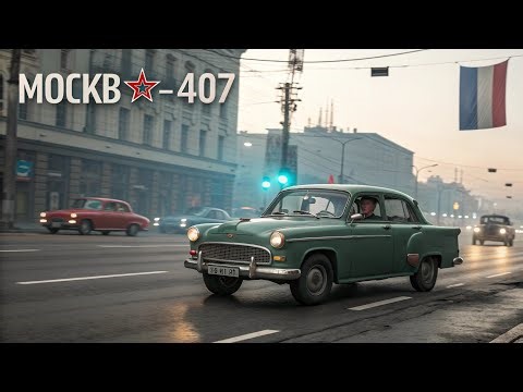 🚨 «Москвич-407: Советский автомобиль, который ШОКИРОВАЛ мир! 🚗🇷🇺 Забытая легенда СССР»