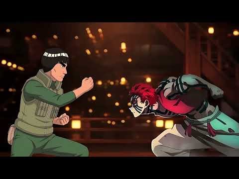 Guy vs Akaza | Naruto X DemonSlayer - Infinity Castle