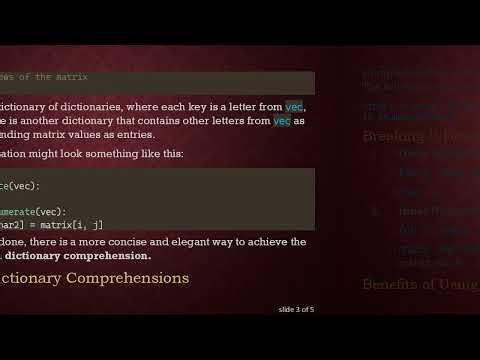A More Pythonic Way to Create Dictionaries from Numpy Arrays