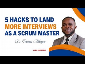 5 Resume Optimization Hacks That Would Land You More Scrum Master Interview
