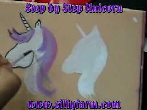 Step by Step Unicorn Face Painting