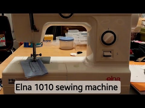 Elna 1010 Sewing Machine ‪@JacquelineJaroffaith‬ #sewingmachinereview