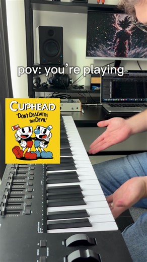 Good day for a swell battle! #Cuphead #floralfury #piano #jazz #pianistsoftiktok #geekmusic #videogames #videogamemusic #fyp #fy