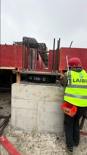 Installation process of seismic isolation bearings