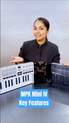 MPK Mini 4 New Features. #midi #keyboard #akai #beatmaking #beats #producer #audio #mpkmini #shorts