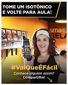 Faltou energia para terminar o treino? Com o Smart Energy você recupera o fôlego. 😉⚡ #VaiQueÉFácil #VaiPraSmart | Smart Fit
