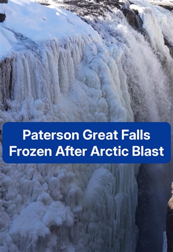 After seven days below freezing, the Paterson Great Falls became a chilling spectacle of Mother Nature’s power.
