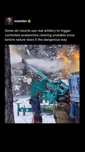 Invention | Avalanche control is a critical safety practice in mountain regions where heavy snowfall can turn slopes unstable without warning. By... | Instagram