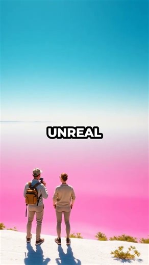 Australia Has A Lake That’s Bubblegum Pink #facts #mindblown #shorts