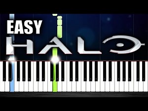 Halo Theme - EASY Piano Tutorial