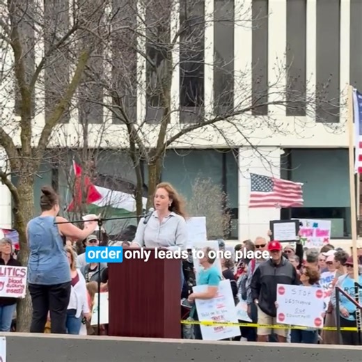 I was honored to speak at Rochester's 50501 rally today. | Rachel Barnhart