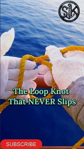 The Loop Knot That NEVER Slips! (Double Dragon) 🏕️ #knotting