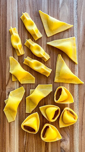 2.3M views · 3.8K reactions | One square, four pasta shapes! ...