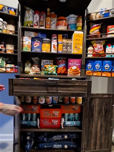Running out of kitchen storage? This six-foot tall pantry cabinet gives you tons of space for food, appliances, and kitchen essentials while keeping everything organized and easy to reach. Tall, sleek, and perfect for maximizing your kitchen storage. #KitchenPantry #KitchenStorage #PantryCabinet #HomeOrganization #DealsForYouDays