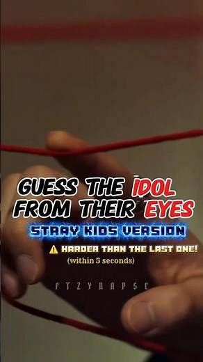 ⚠️ Only Real STAYs Can Get 5/5 | Guess The Stray Kids Member By Their Eyes 👀