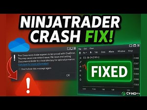 How to Fix NinjaTrader Crash Caused by OneDrive (Step-by-Step Guide)