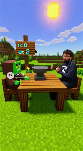 I play the Minecraft card game IN MINECRAFT #explore #fyp #minecraftmemes #minecraft #funny