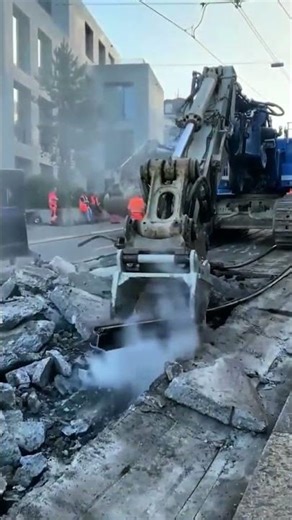 Old Railway Track Dismantling Process with Heavy Tools and Skilled Workers #construction #railway