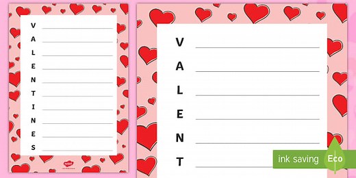 Valentine's Day Acrostic Poem