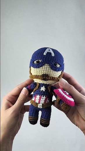Captain America Amigurumi Pattern 🇺🇸 | Avengers Endgame DIY