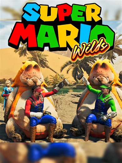 Super Mario Wilds #monsterhunterwilds #mhwilds #hammer #gaming | monster hunter wilds