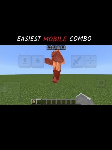 easiest combo on mobile #combo #minecraft #pvp #minecraftpe